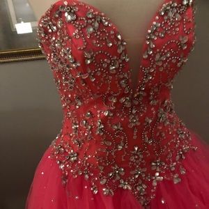 Morilee Luxurious Sweet 16 dress! Beautiful vibrant color